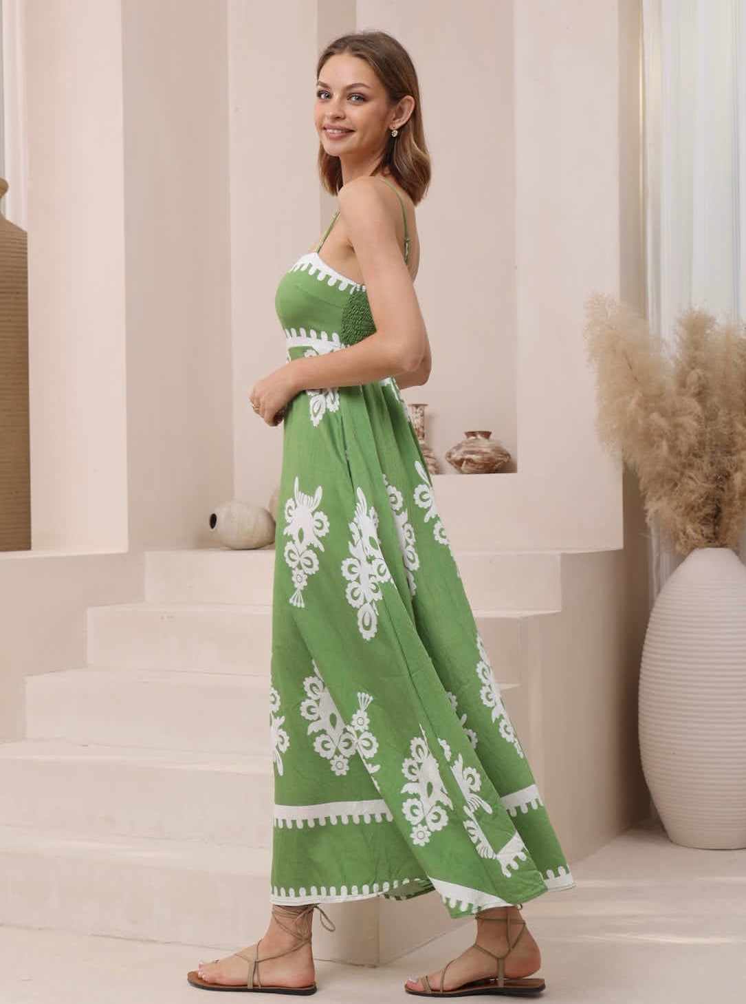 TONI DRESS - Green