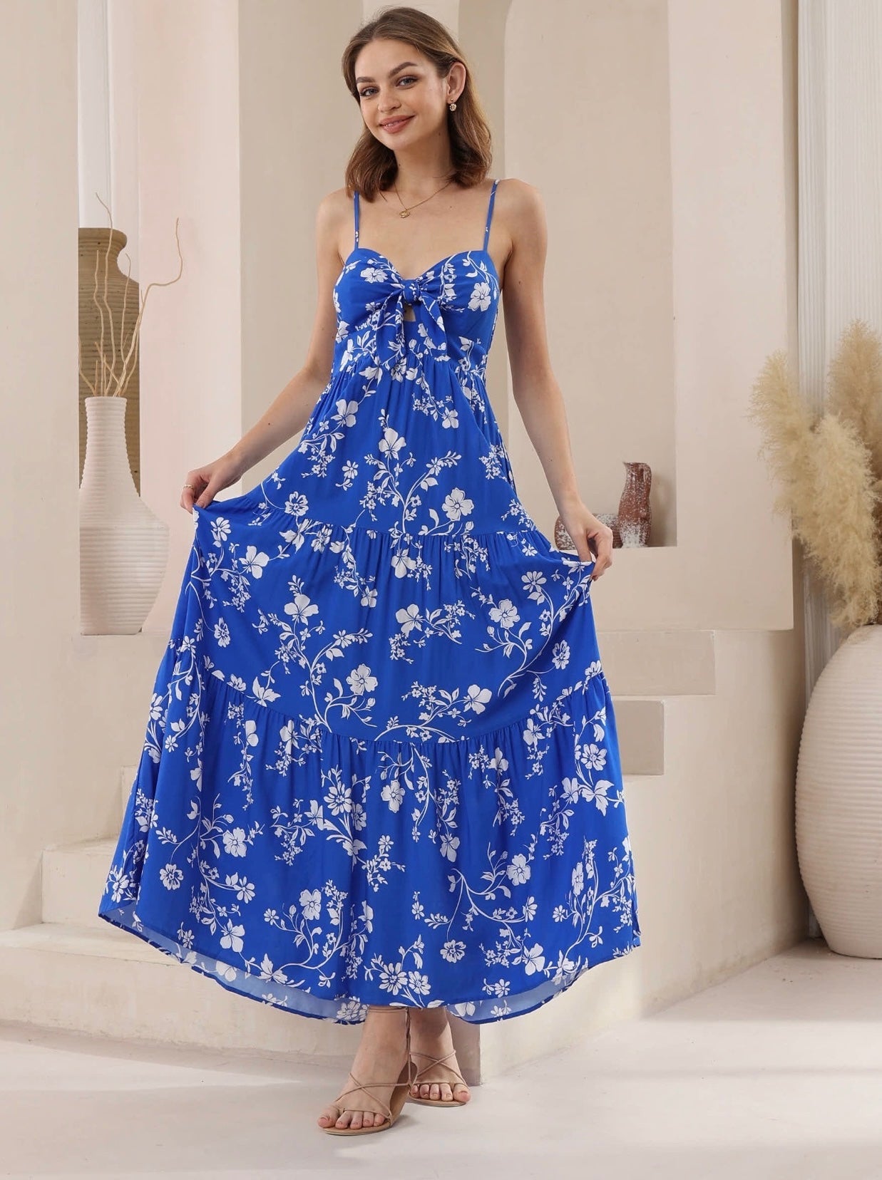 AMARA DRESS - Blue