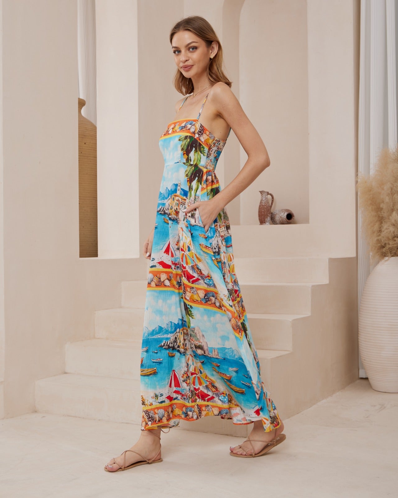 TONI DRESS - AMALFI