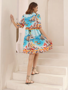 TEALA DRESS - Amalfi