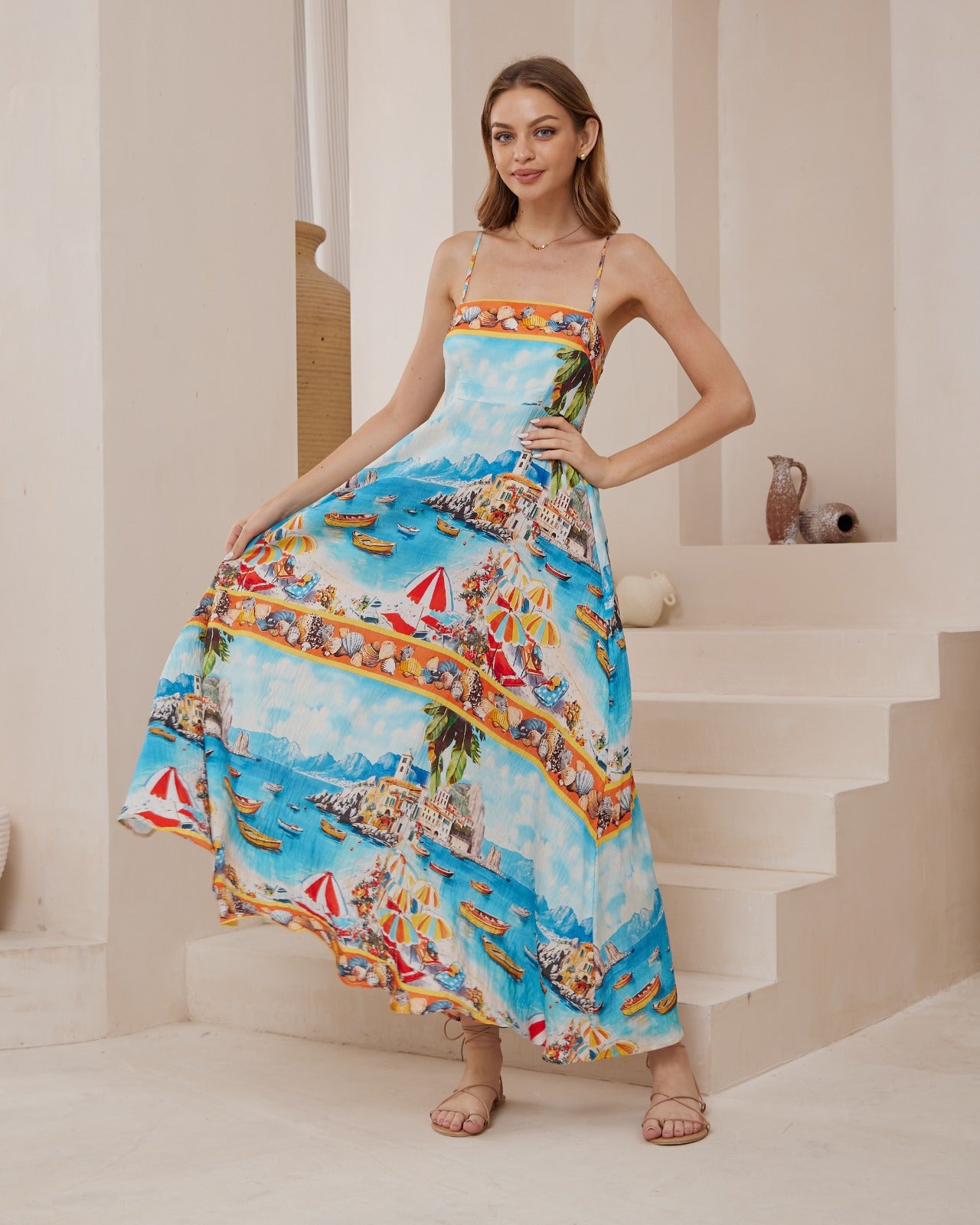 TONI DRESS - AMALFI