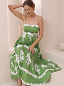 TONI DRESS - Green